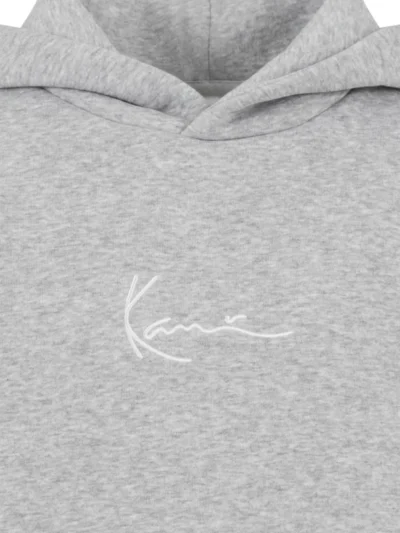 παιδικό φούτερ σε γκρι χρώμα από την karl kani , kids small signature essential hoodie grey