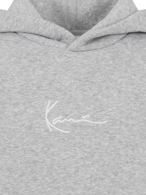 παιδικό φούτερ σε γκρι χρώμα από την karl kani , kids small signature essential hoodie grey