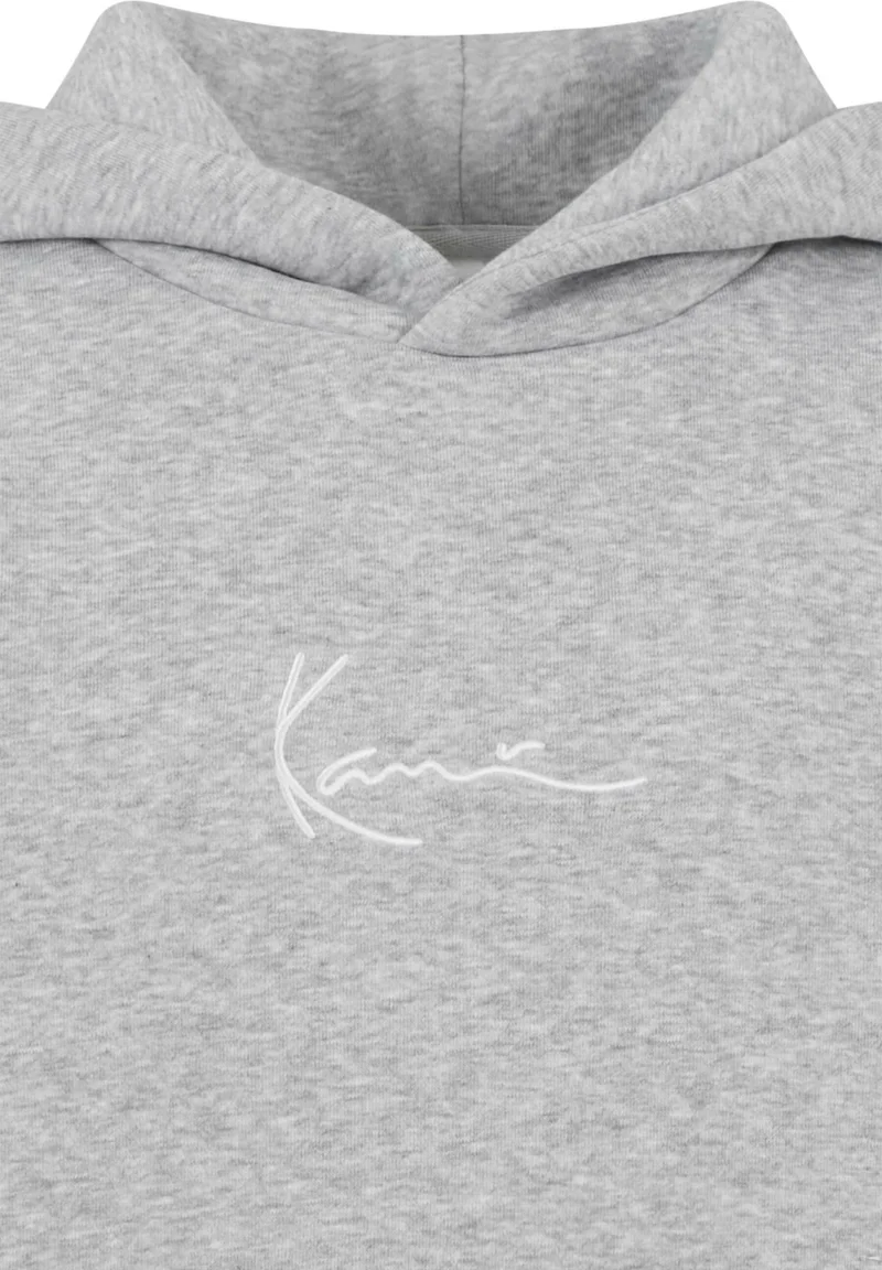 παιδικό φούτερ σε γκρι χρώμα από την karl kani , kids small signature essential hoodie grey