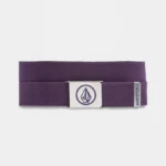 ανδρική ζώνη ιμάντας σε μωβ χρώμα από την volcom, circle web belt