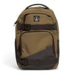 σακίδιο πλάτης σε καφέ χρώματα από την volcom, grindstone skate backpack