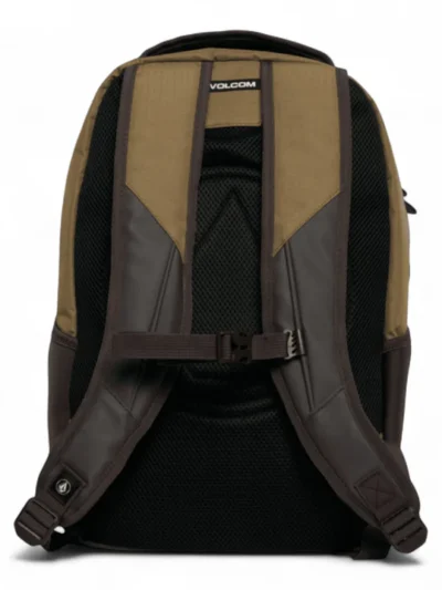 σακίδιο πλάτης σε καφέ χρώματα από την volcom, grindstone skate backpack