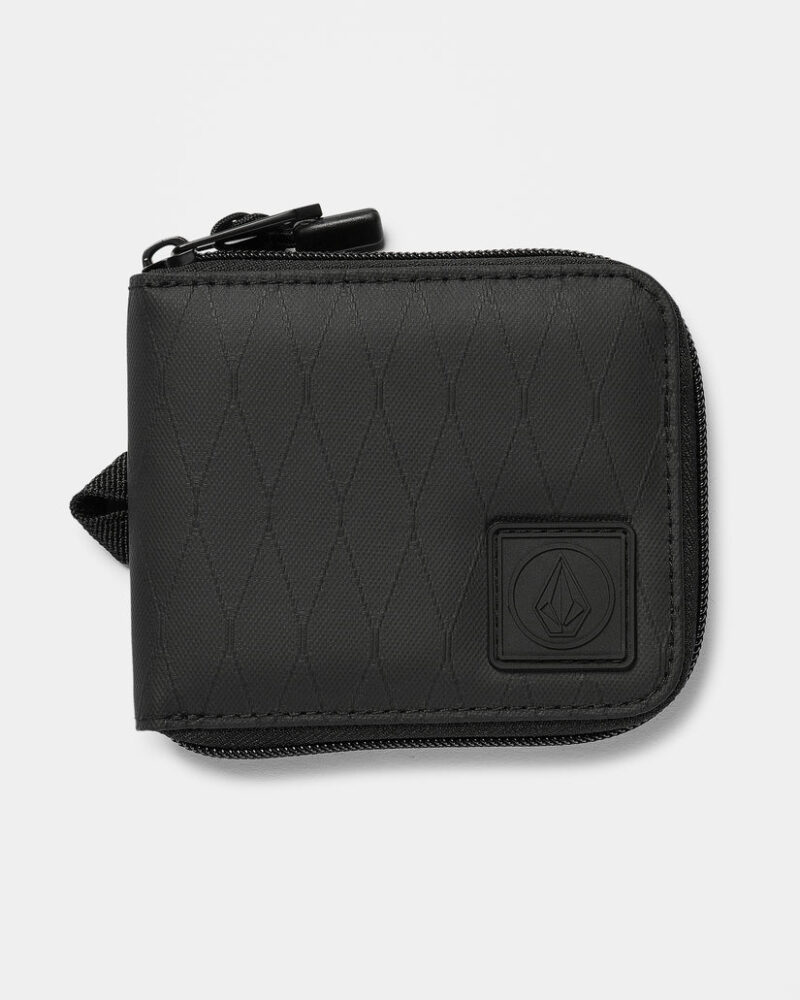 ανδρικό πορτοφόλι σε μαύρο χρώμα από την volcom, venture wallet