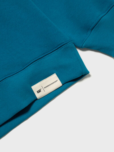 Caterpillar Logo Crewneck Sweatshirt Blue Φούτερ - Image 4
