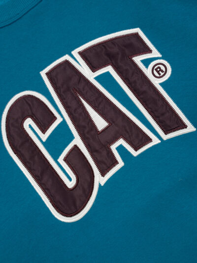 Caterpillar Logo Crewneck Sweatshirt Blue Φούτερ - Image 5