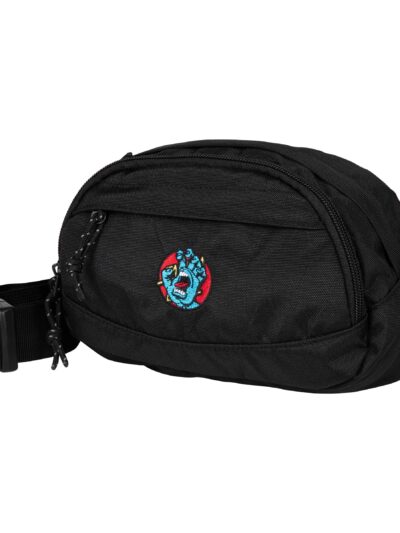 τσαντάκι μέσης σε μαύρο χρώμα από την santa cruz, hand dot emb waistpack