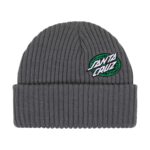 σκούφος σε γκρι χρώμα από την santa cruz, global oval dot beanie