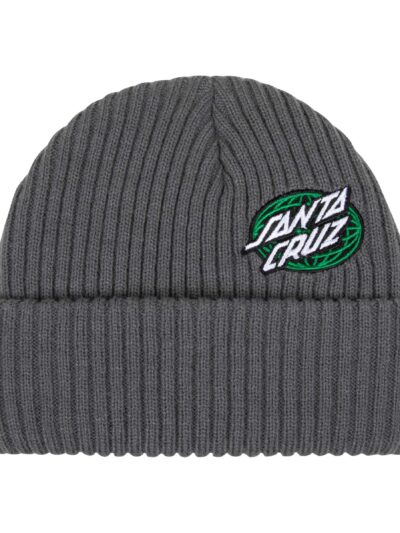 σκούφος σε γκρι χρώμα από την santa cruz, global oval dot beanie