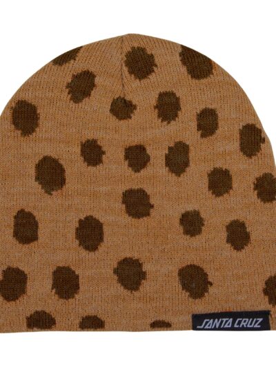 σκούφος σε καφέ χρώματα από την santa cruz, jaguar beanie