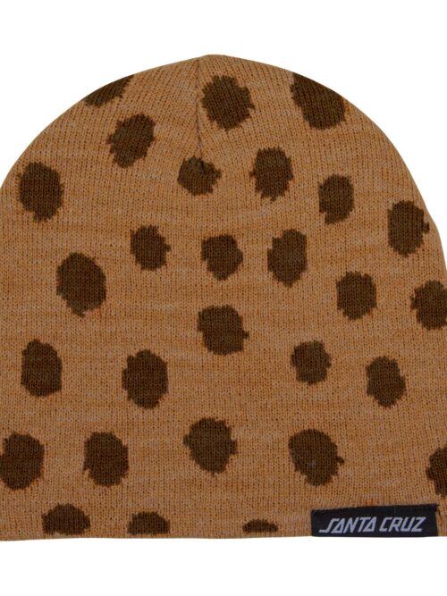 σκούφος σε καφέ χρώματα από την santa cruz, jaguar beanie