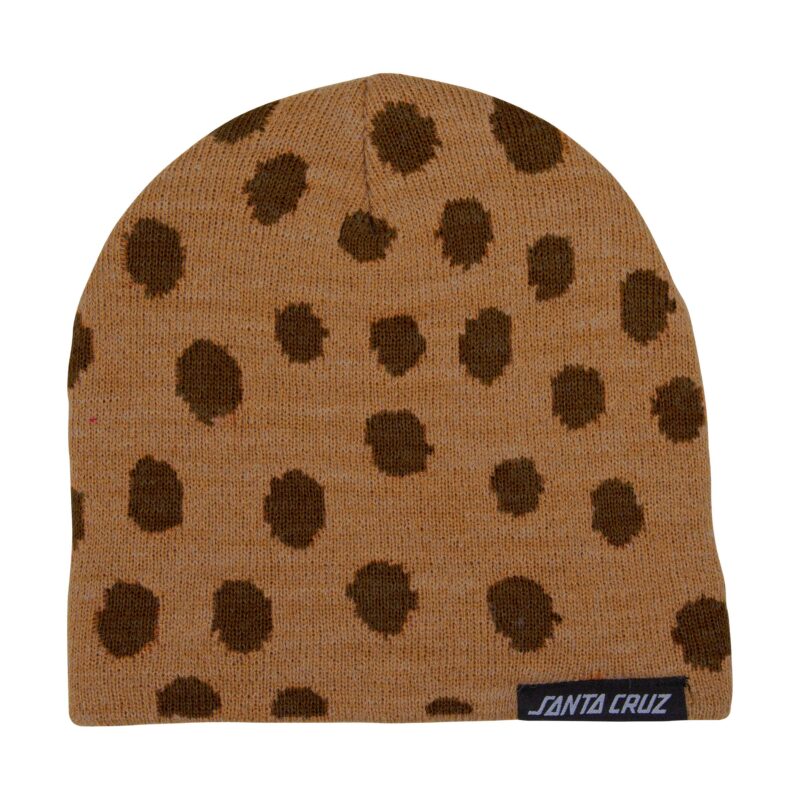 σκούφος σε καφέ χρώματα από την santa cruz, jaguar beanie