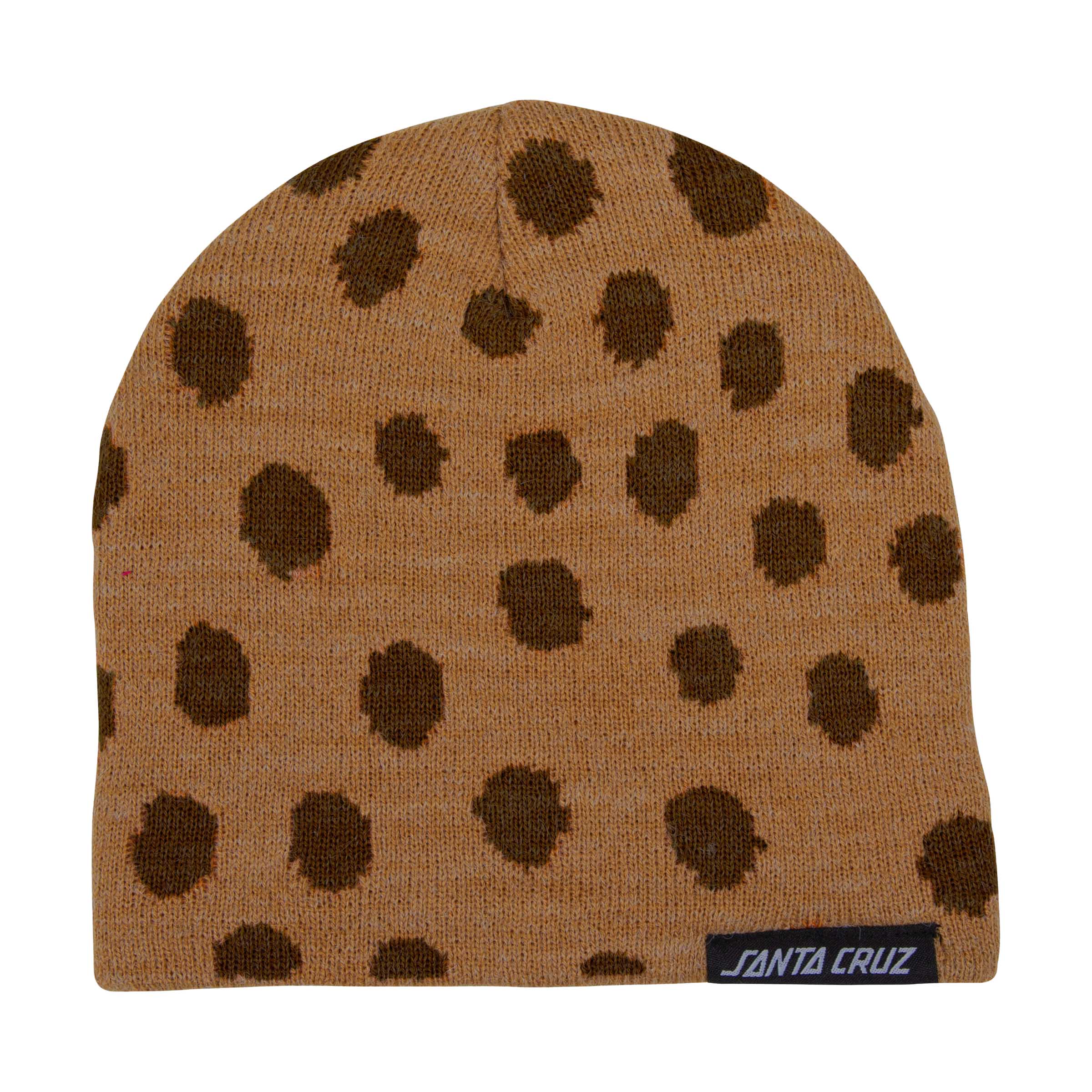 σκούφος σε καφέ χρώματα από την santa cruz, jaguar beanie