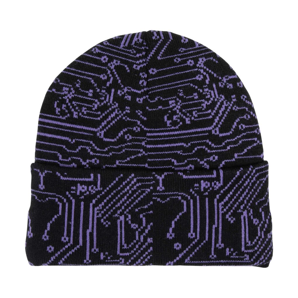 σκούφος με διάφορα σχέδια από την santa cruz, circuit beanie