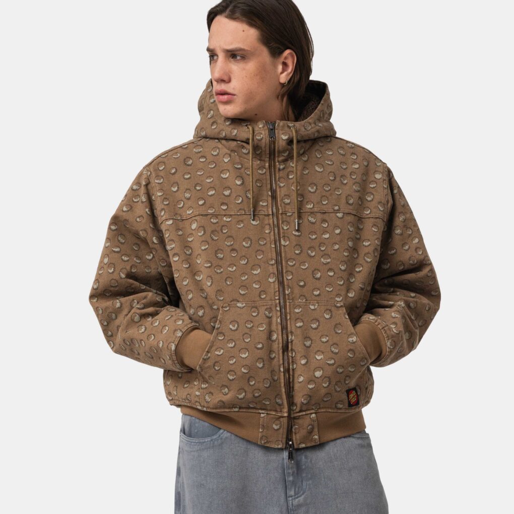 ανδρικό μπουφάν με σχέδιο από την santa cruz, ember jacket