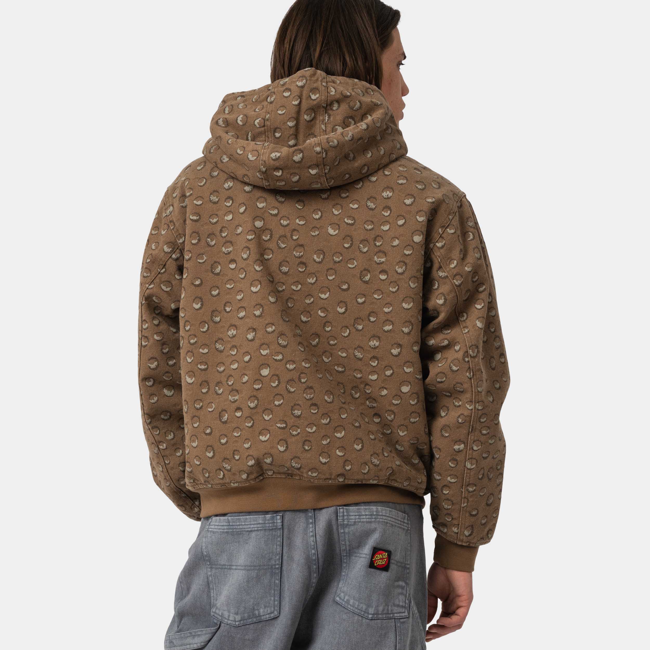 ανδρικό μπουφάν με σχέδιο από την santa cruz, ember jacket