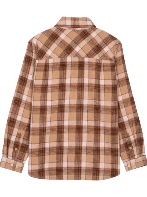 ανδρικό πουκάμισο με καφέ χρώμα από την santa cruz, apex shirt