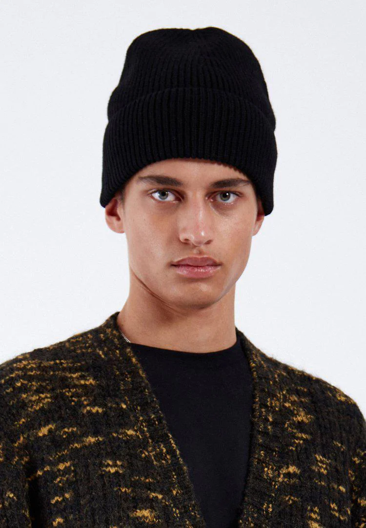 σκούφος σε μαύρο χρώμα από την dr denim, mo beanie black