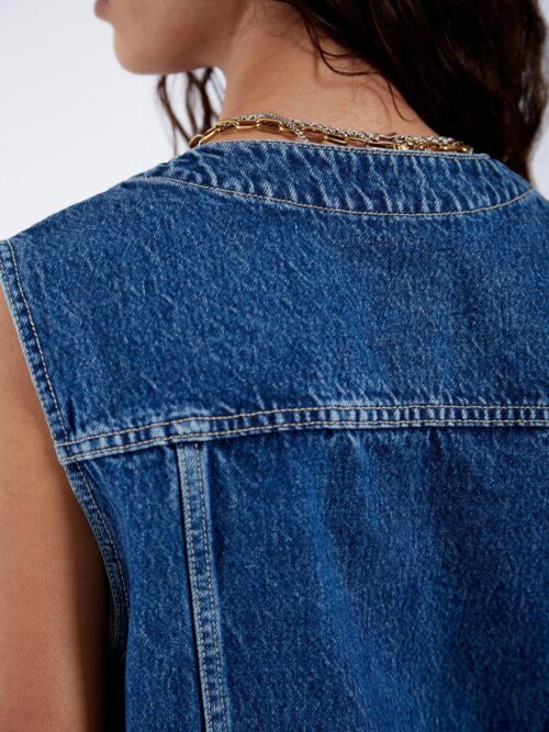 Dr. Denim Tina Top - Stream Mid Retro Γυναικείο Αμάνικο - Image 6