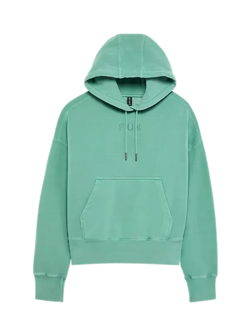 γυναικείο φούτερ σε χρώμα μέντας από την fox, wordmark oversized pullover hoodie