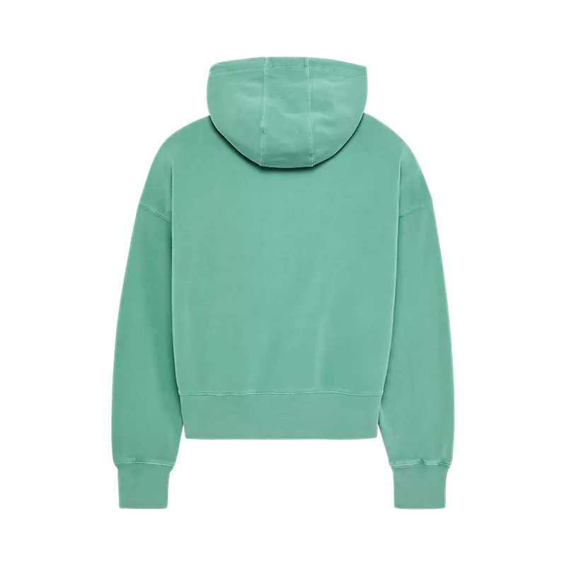 γυναικείο φούτερ σε χρώμα μέντας από την fox, wordmark oversized pullover hoodie