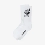 κάλτσες με σχέδιο σε άσπρο χρώμα από την kaotiko, cocktail man sock