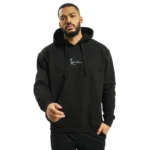 ανδρικό μαύρο φούτερ από την karl kani, small signature hoodie