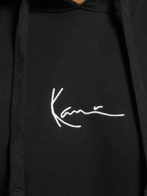 ανδρικό μαύρο φούτερ από την karl kani, small signature hoodie