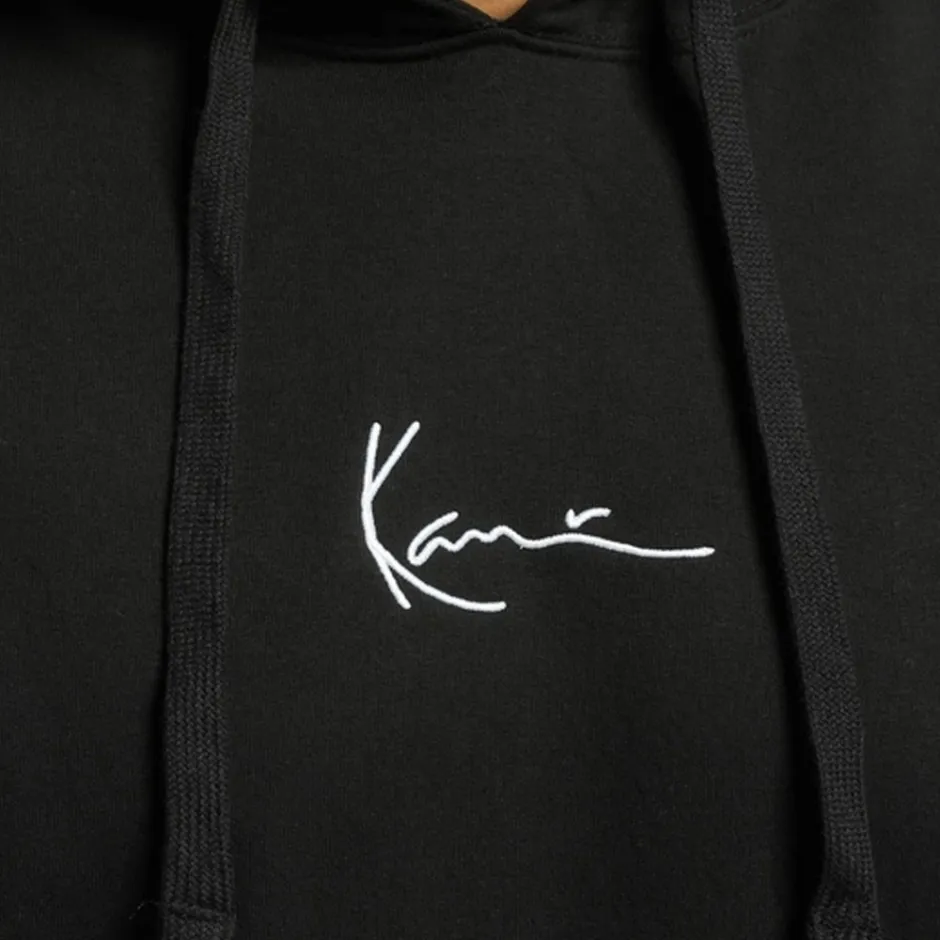 ανδρικό μαύρο φούτερ από την karl kani, small signature hoodie