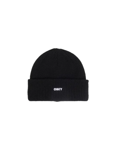 σκούφος σε μαύρο χρώμα από την obey, future beanie