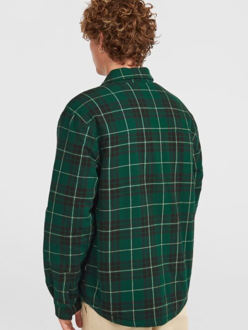 O'neill Must-Have Fleece Lined Shirt - Green Ανδρικό Πουκάμισο - Image 5