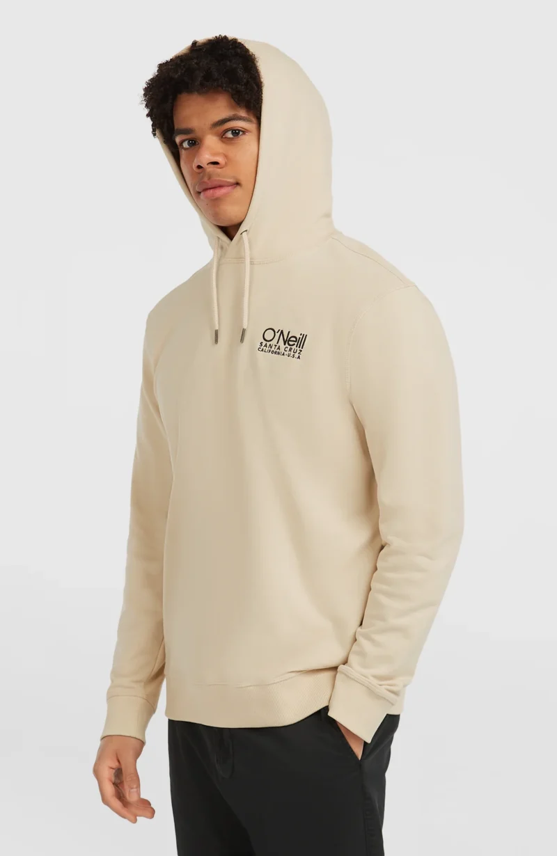 ανδρικό μπεζ φούτερ με κουκούλα από την o'neill, originals cali logo hoodie
