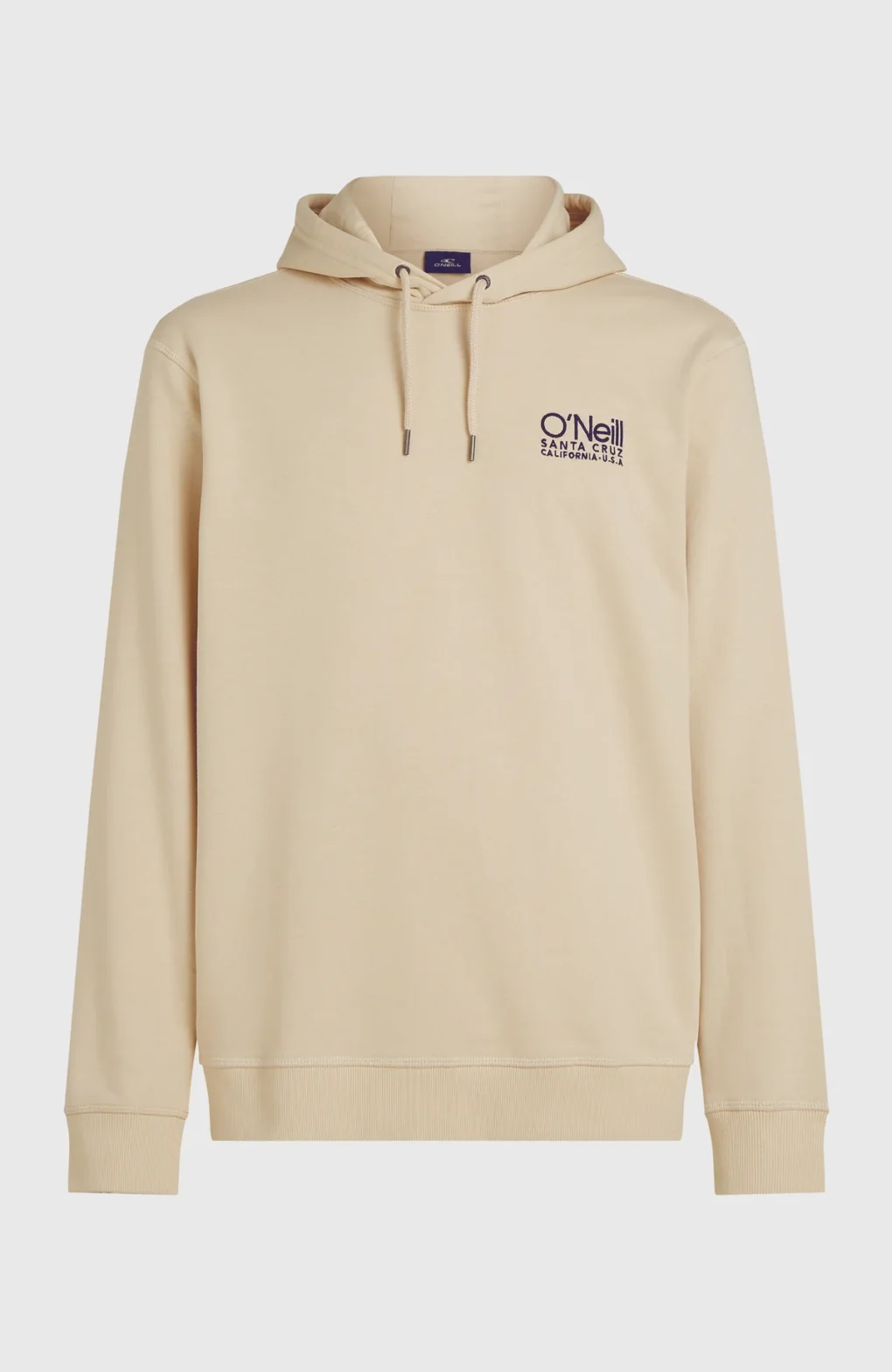 ανδρικό μπεζ φούτερ με κουκούλα από την o'neill, originals cali logo hoodie
