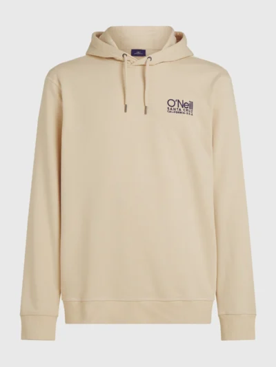 ανδρικό μπεζ φούτερ με κουκούλα από την o'neill, originals cali logo hoodie