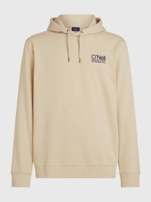 ανδρικό μπεζ φούτερ με κουκούλα από την o'neill, originals cali logo hoodie