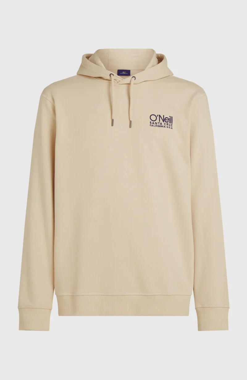 ανδρικό μπεζ φούτερ με κουκούλα από την o'neill, originals cali logo hoodie