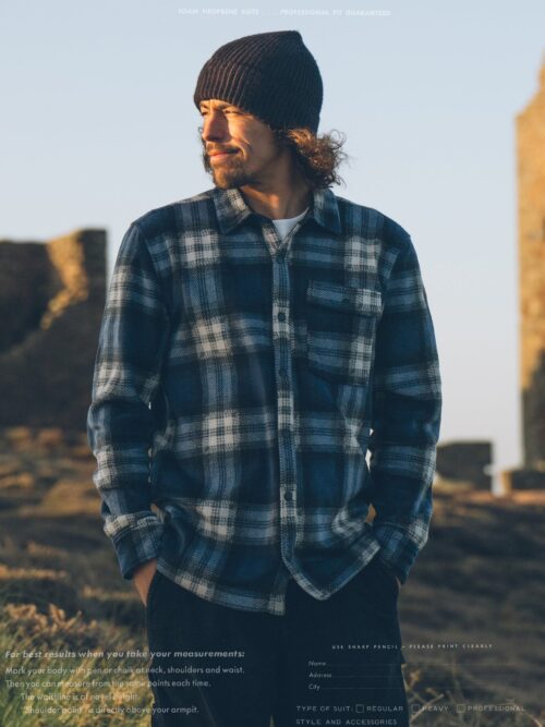 O'neill Originals Superfleece Shirt - Mozart Blue Ανδρικό Πουκάμισο - Image 3