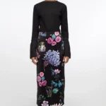 γυναικεία φούστα με λουλούδια από την peace and chaos, azelea midi skirt