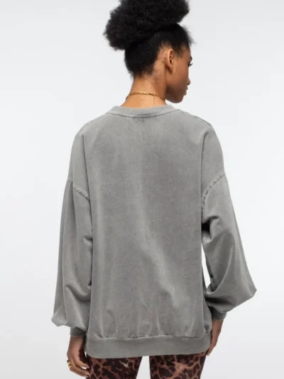 γυναικείο φούτερ χωρίς κουκούλα από την peace and chaos, mindfulness sweater