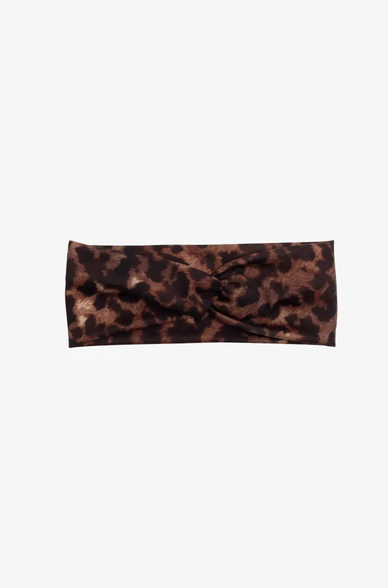 γυναικεία λεοπάρ κορδέλα από την peace and chaos, rosette hairband