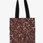 γυναικεία λεοπάρ τσάντα από την peace and chaos, rosette tote bag