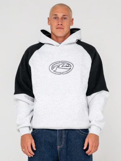 ανδρικό φούτερ με διχρωμία από την rusty, heat check hooded fleece