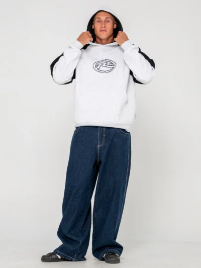 ανδρικό φούτερ με διχρωμία από την rusty, heat check hooded fleece