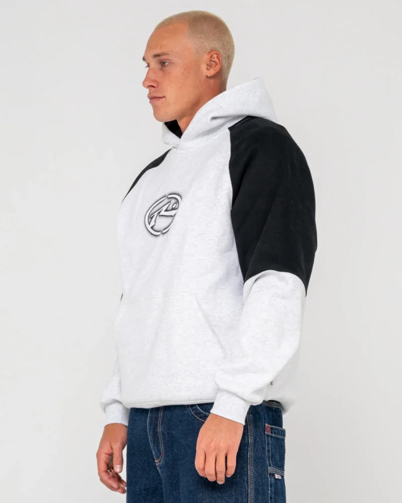 ανδρικό φούτερ με διχρωμία από την rusty, heat check hooded fleece