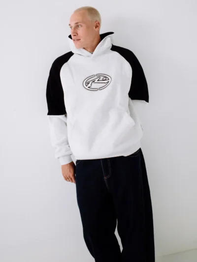 ανδρικό φούτερ με διχρωμία από την rusty, heat check hooded fleece