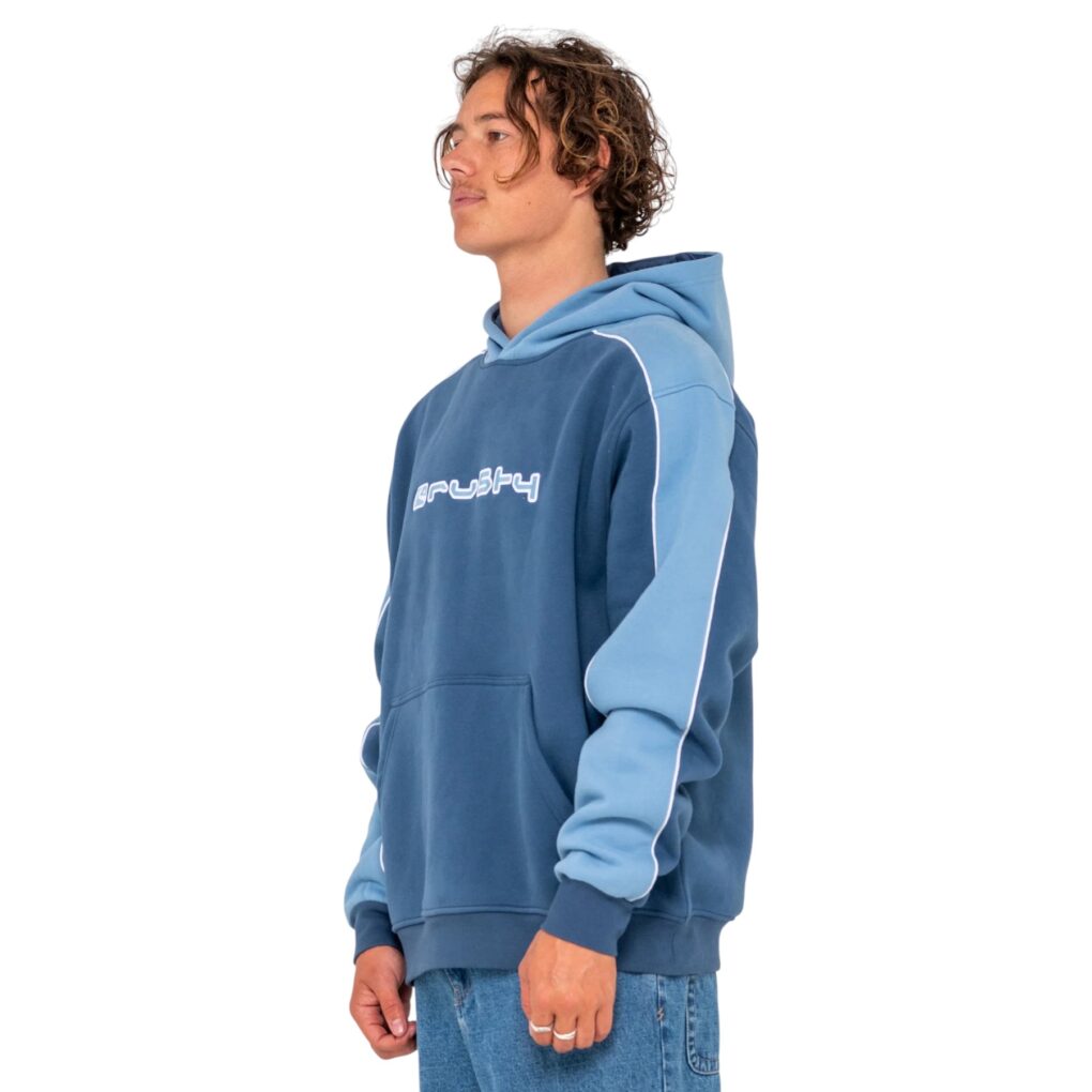 ανδρικό φούτερ σε μπλε χρώμα από την rusty, panela andreson hoodie