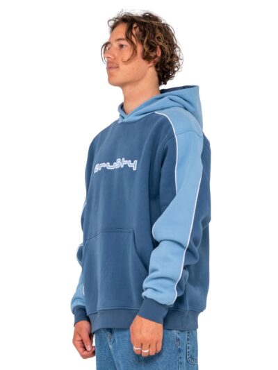 ανδρικό φούτερ σε μπλε χρώμα από την rusty, panela andreson hoodie