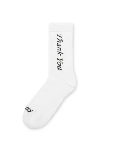 The Dudes Do Not Disturb White Socks Κάλτσες - Image 5