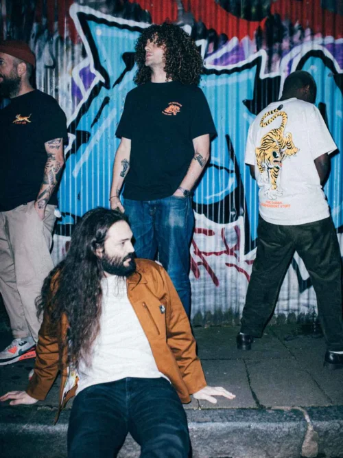 The Dudes Tiger Bear T-shirt White Ανδρική Μπλούζα - Image 7