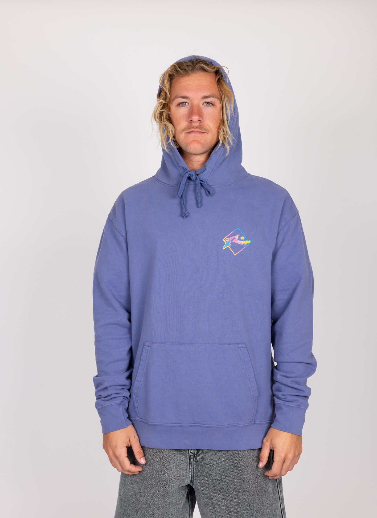 ανδρικό φούτερ σε μωβ χρώμα από την rusty, crackel Hoodie