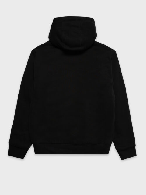 ανδρικό μπουφάν σε μαύρο χρώμα με κουκούλα και εσωτερική επένδυση από την CAT, padded fleece jacket